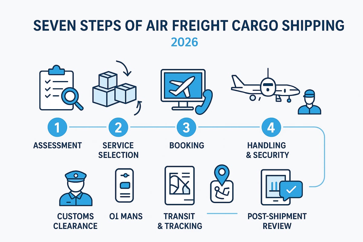 Step-by-Step Air Freight Cargo Shipping Process