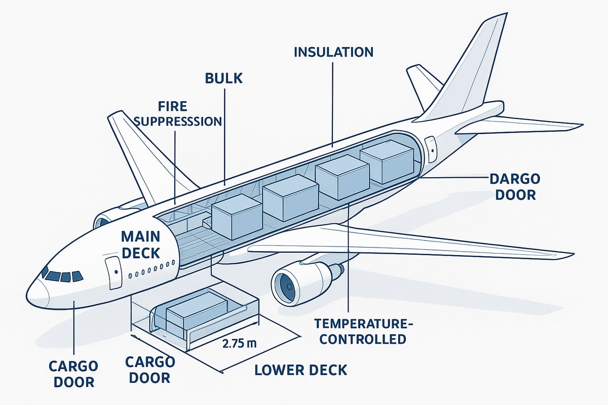 Anatomy of an Airplane Cargo Hold