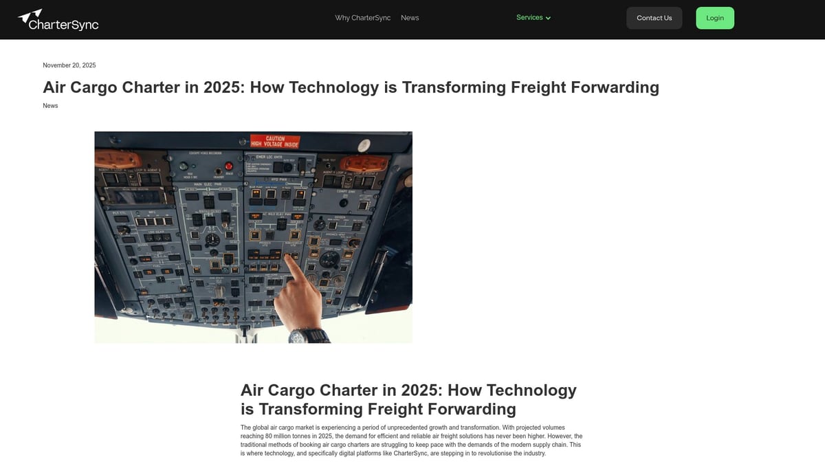 The Essential Air Freight Transportation Guide for 2026 - How Automated Air Cargo Charter Platforms Are Transforming the Industry