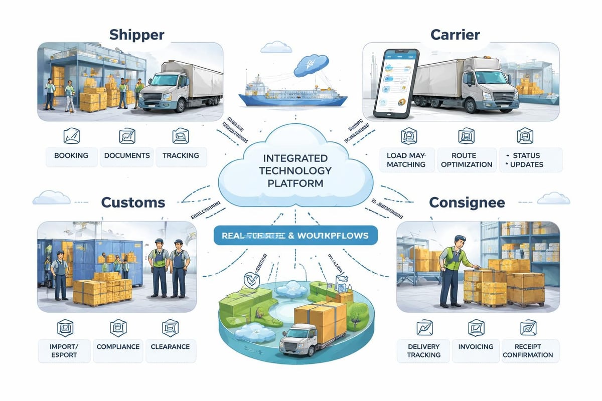 Digital integration in cargo logistics