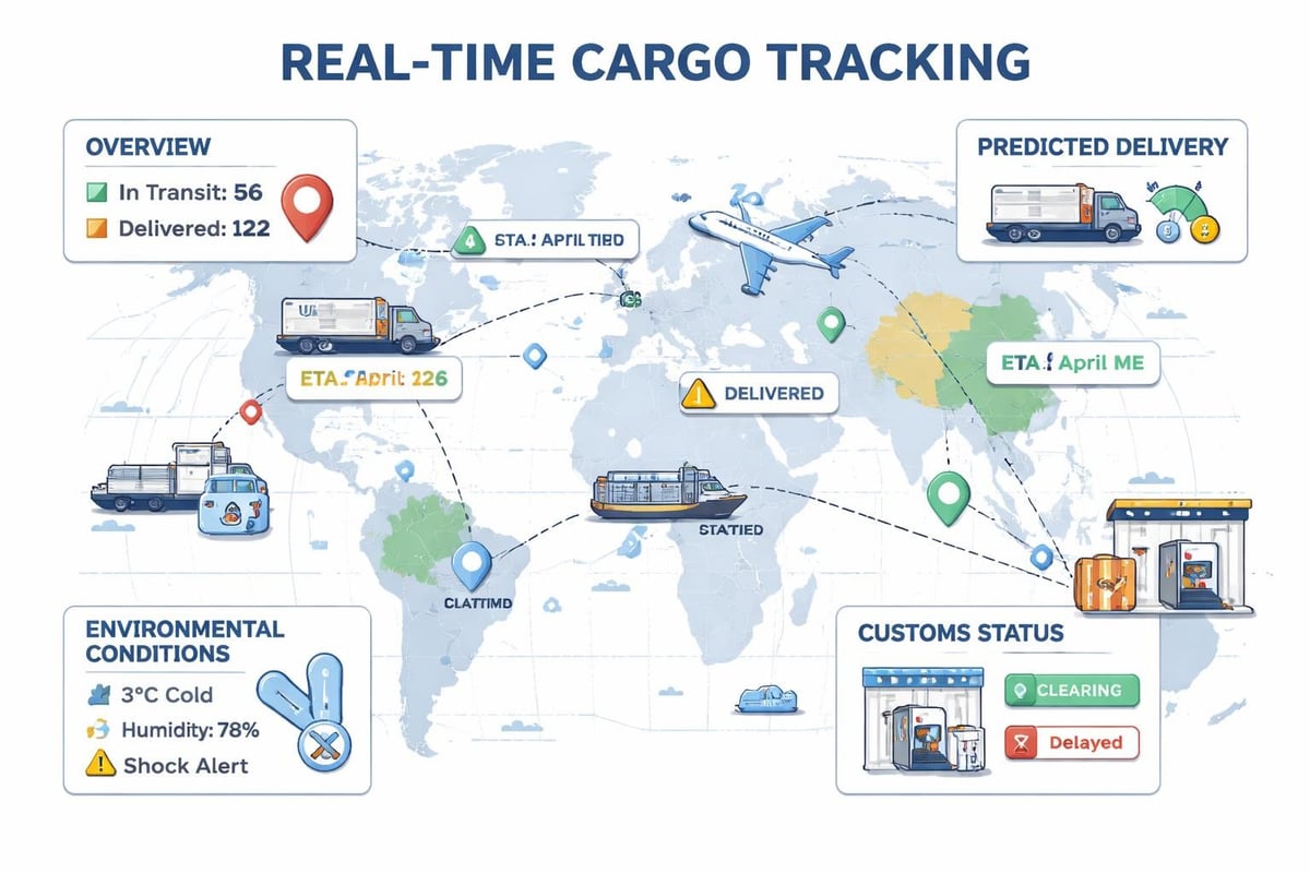 Supply chain visibility dashboard