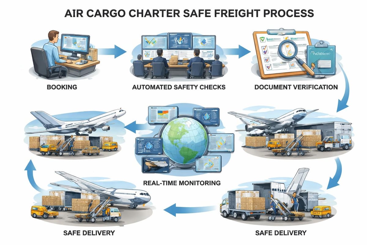 Safe freight handling workflow