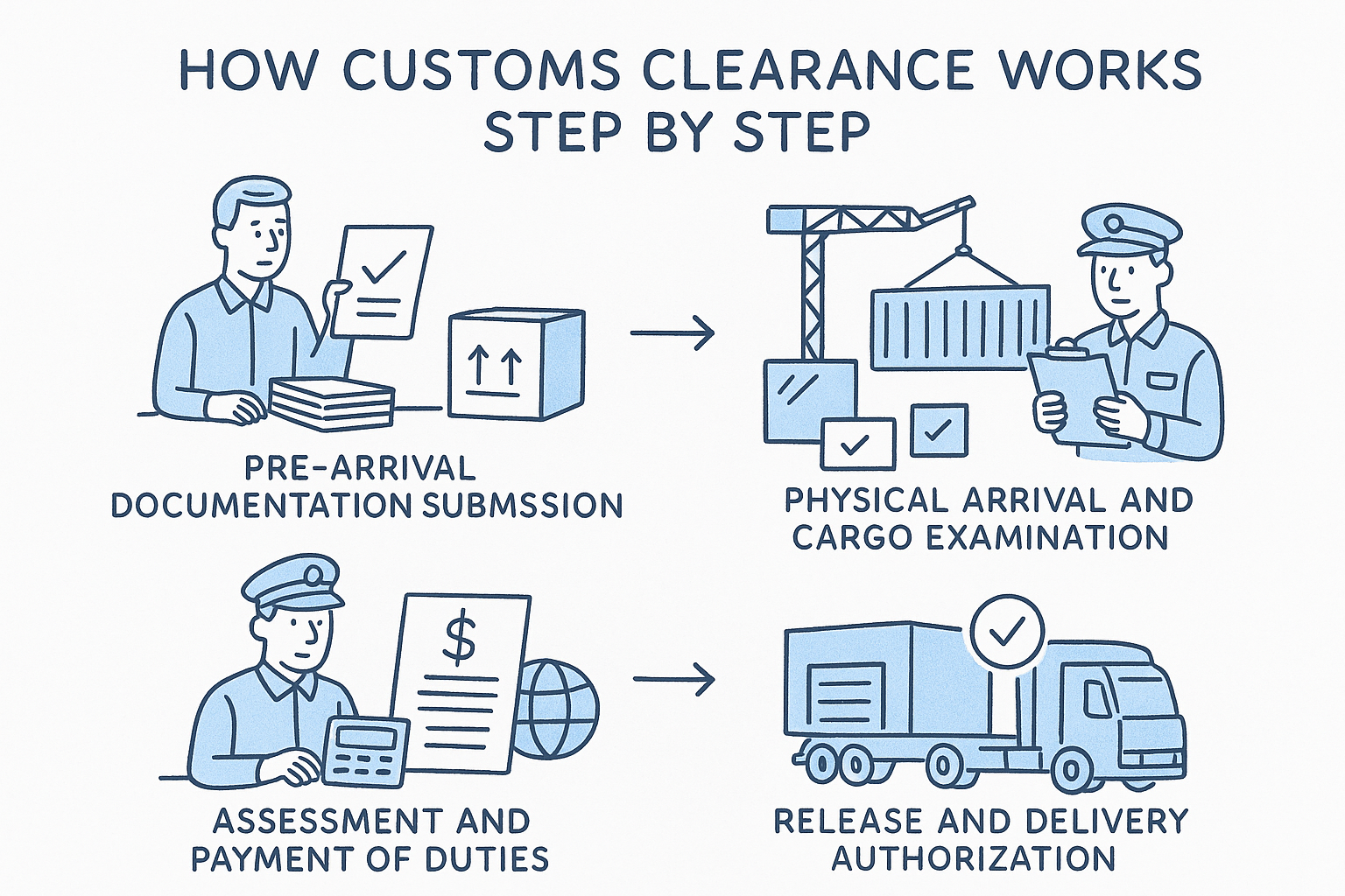 How customs clearance works step by step