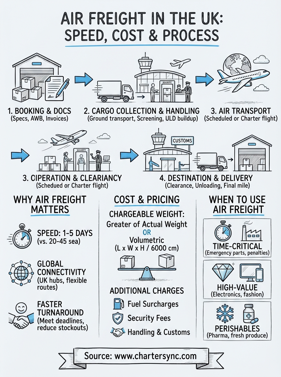 air freight infographic