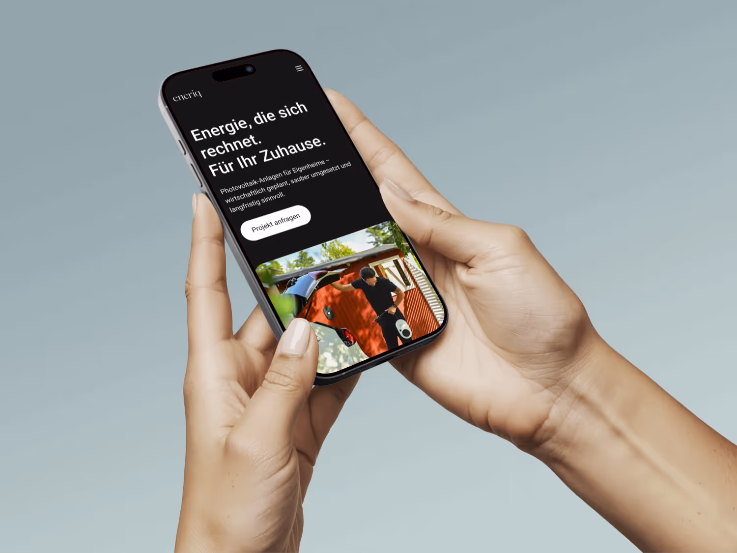 Mockup eines Beispiel-Kundenprojekts
