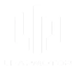 Logo der Firma Kontakt mit stilisierten weißen Buchstaben auf schwarzem Hintergrund.