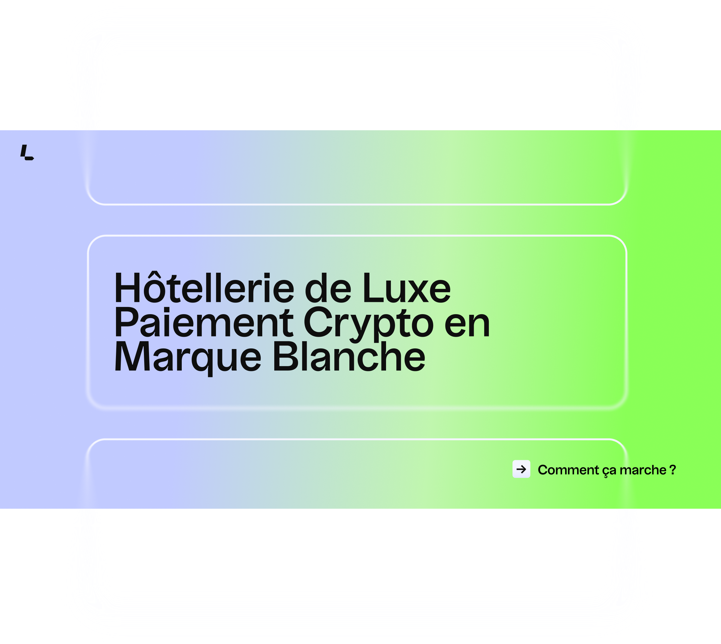 Hôtellerie de Luxe I Paiement Crypto en Marque Blanche