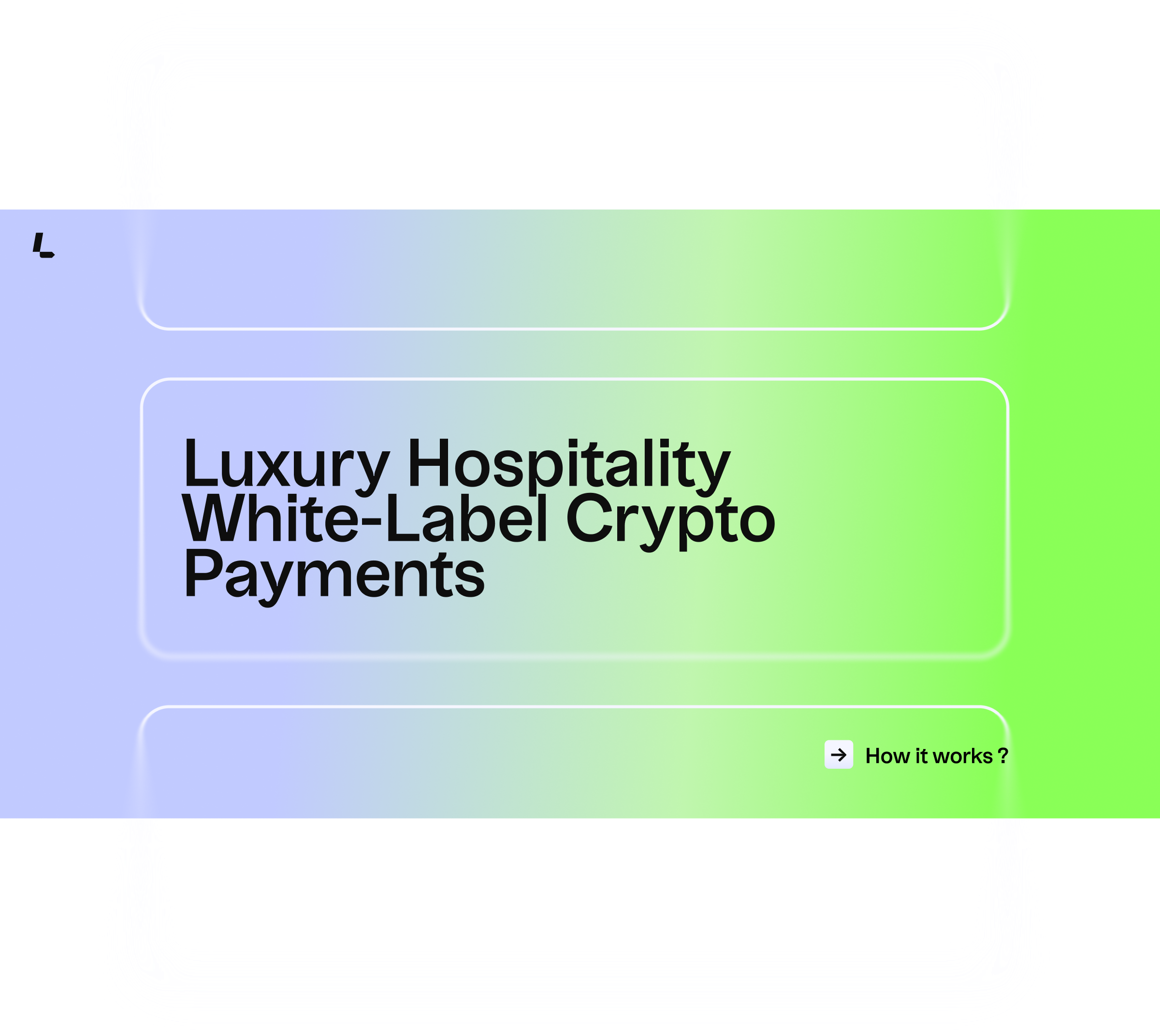 Luxury Hospitality I White-Label Crypto Payments