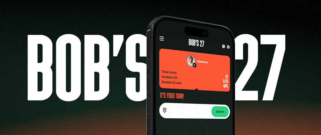 Bob's 27 in DartCounter app