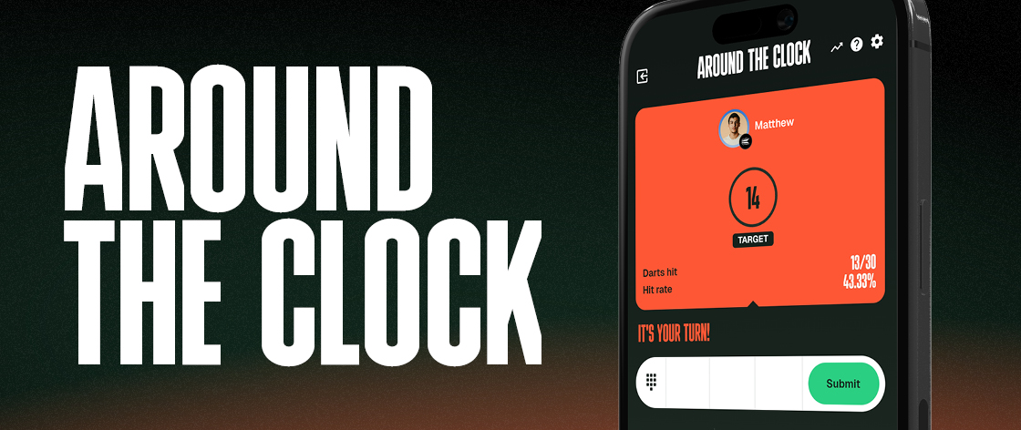 Around the Clock mode in DartCounter