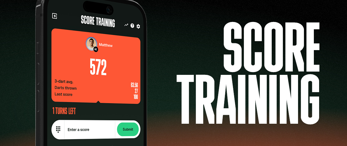 Score Training game mode in DartCounter