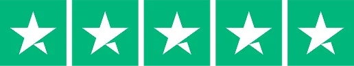 Trustpilot-logo bestående af fem hvide stjerner på grøn baggrund.