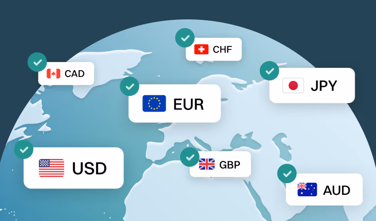 Chart comparing conversion rates when shoppers are billed in their own currency.