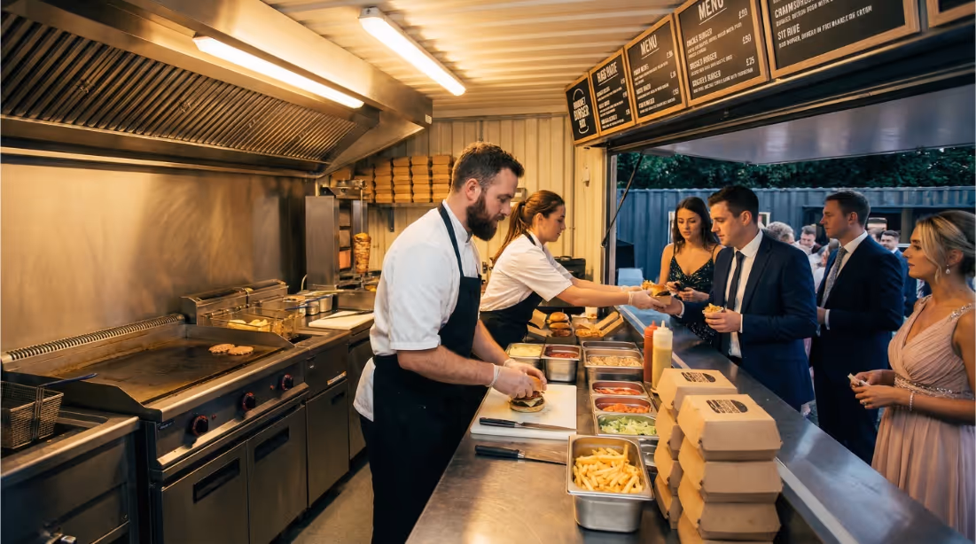 inside interior of boxkitchen