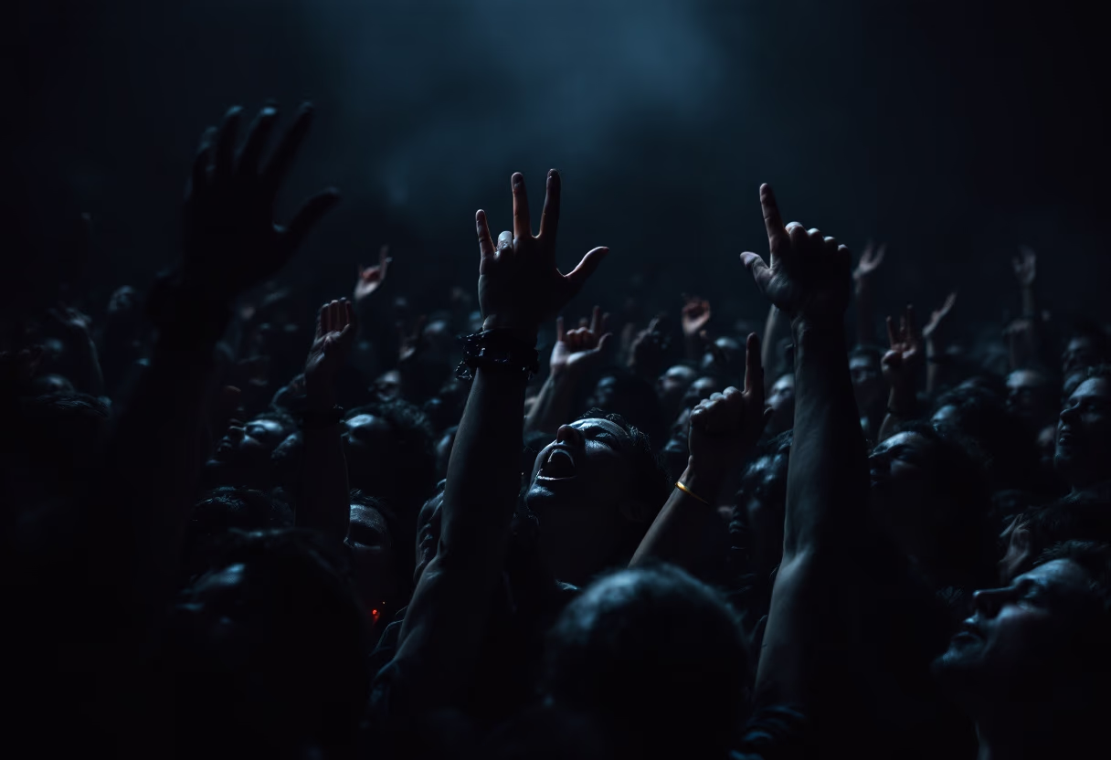 image of a concert crowd