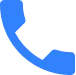 Blue curved arrow pointing downward and to the left on a white background.