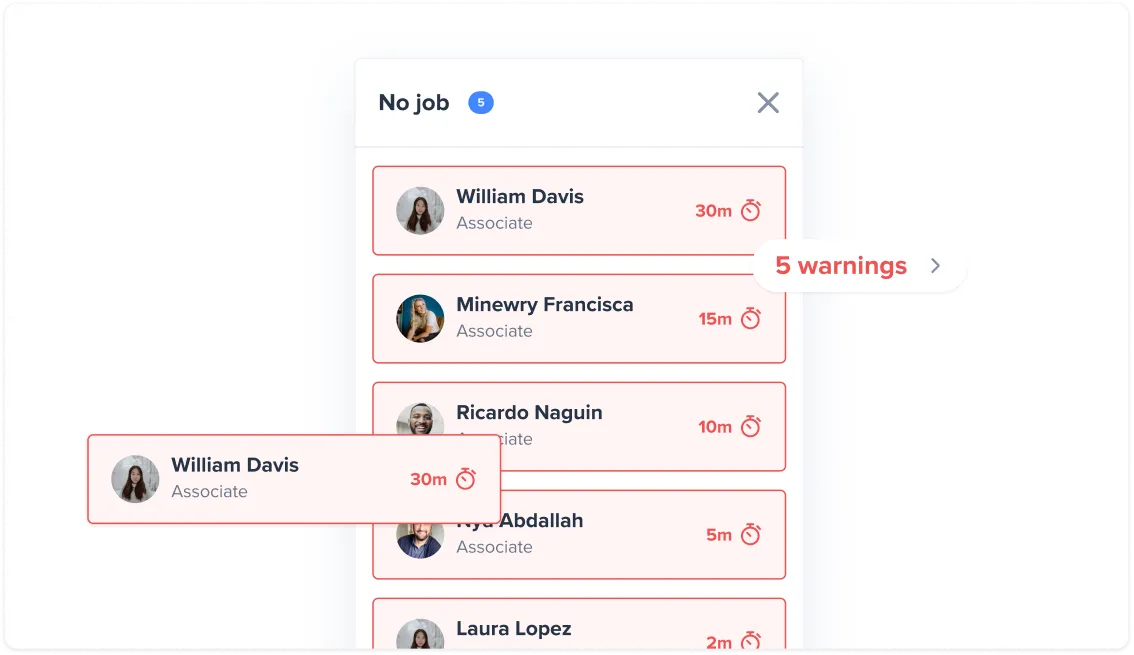 Table showing orders for January 29 to February 5, 2025, with times, order IDs, units, and expected processing times.