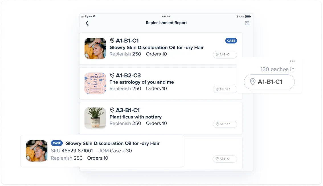 Table showing order details with date range from January 29 to February 5, 2025; columns include Date, Order ID, Units, and Expected time with multiple entries listed for today.