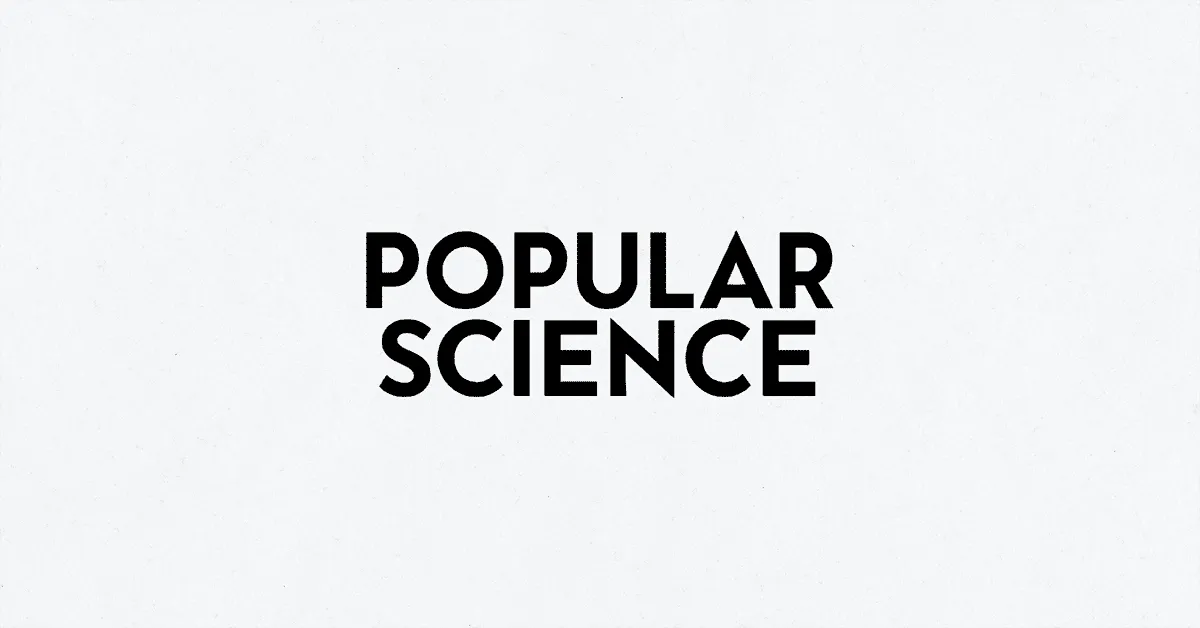 Popular Science logo in bold black letters on a white background.