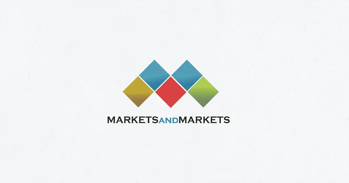 Logo of Markets and Markets with colored diamond shapes above the text.