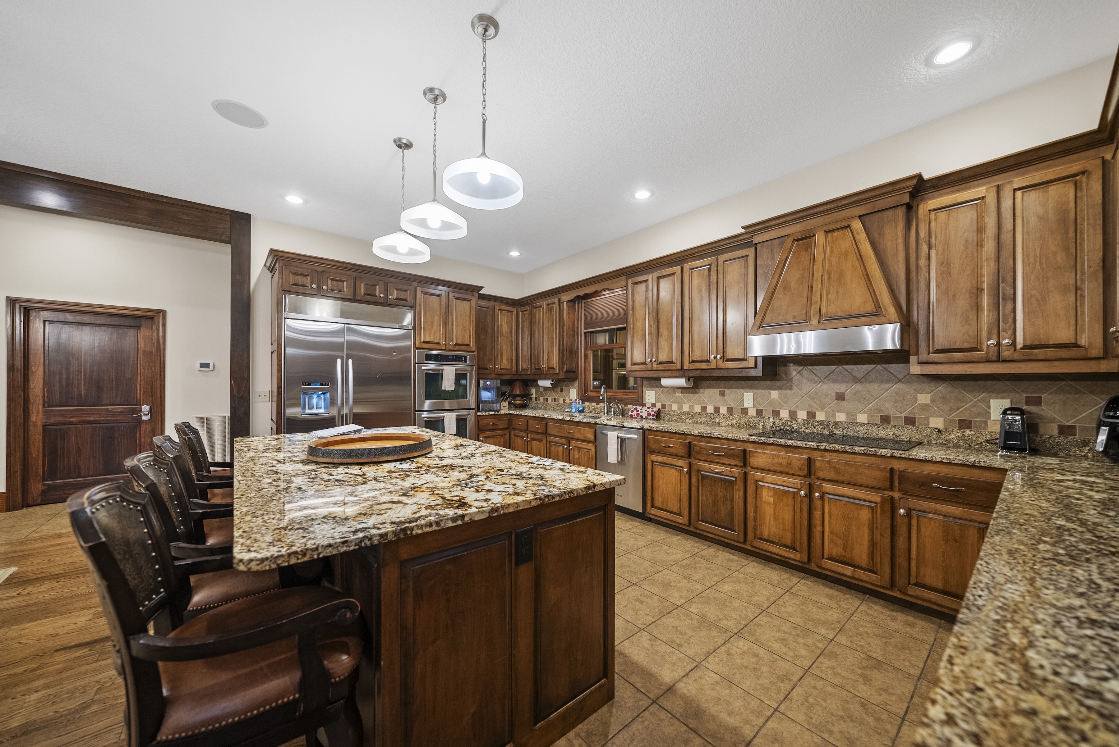 image of a landscaped pool area (for a landscaping service)