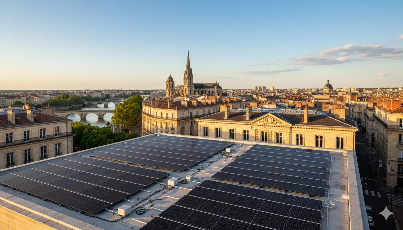 Lexemple à succès du Photovoltaïque à Bordeaux