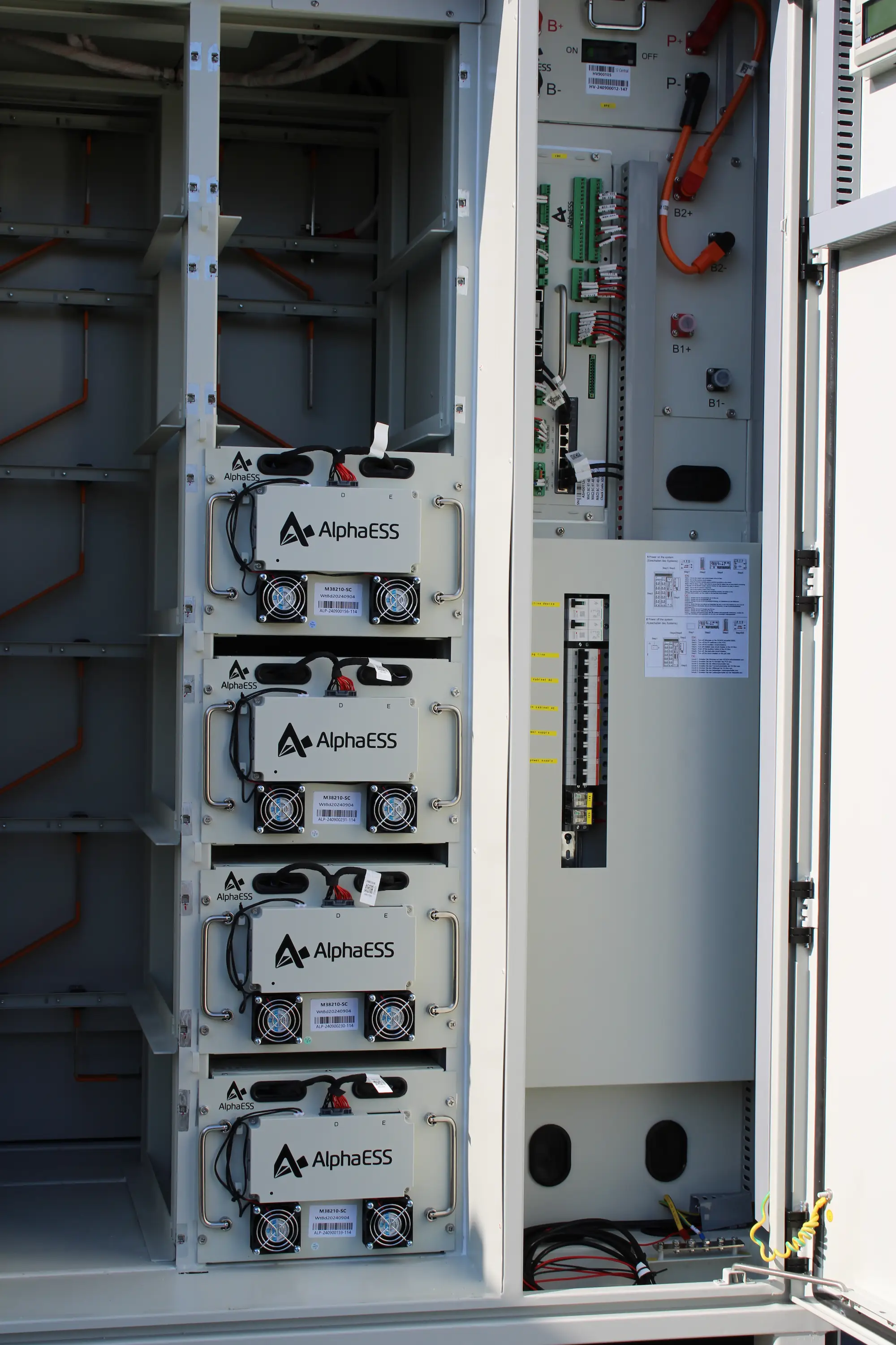 Batterijopslag bij Landgoed Het Rheins
