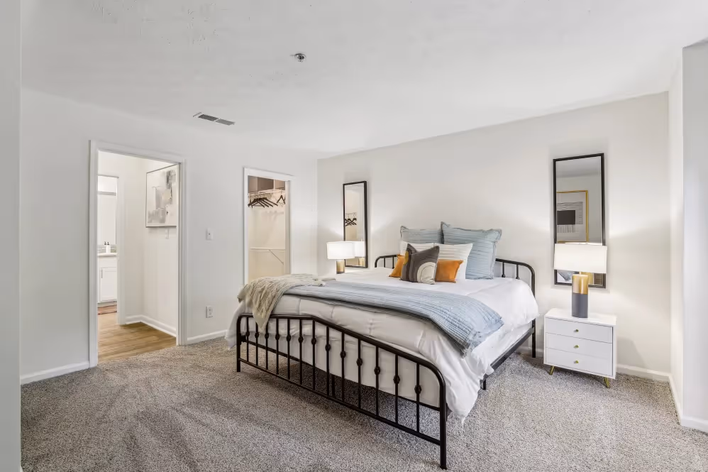 Fully furnished bedroom