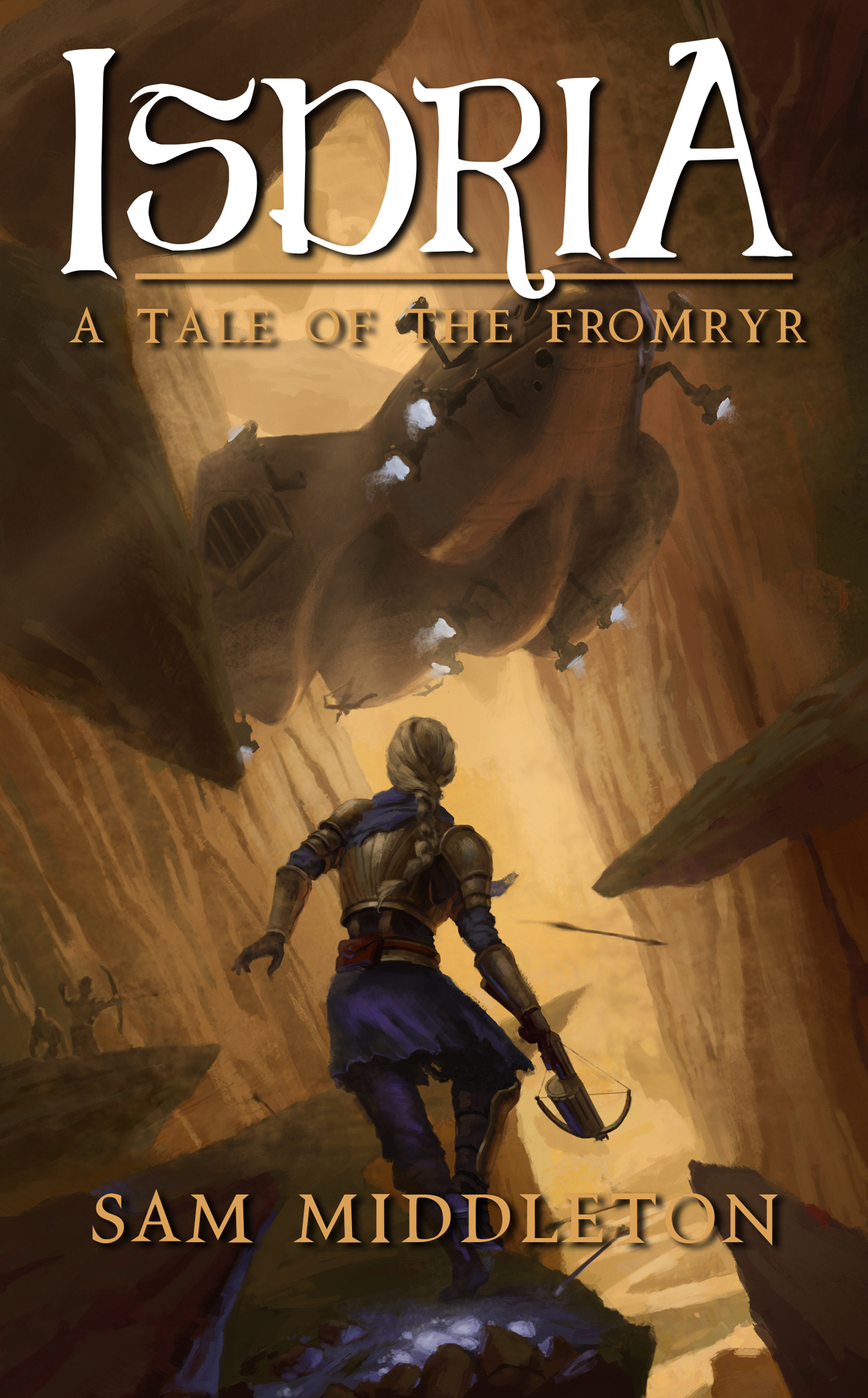 Isdria book cover – fantasy novel by Sam Middleton