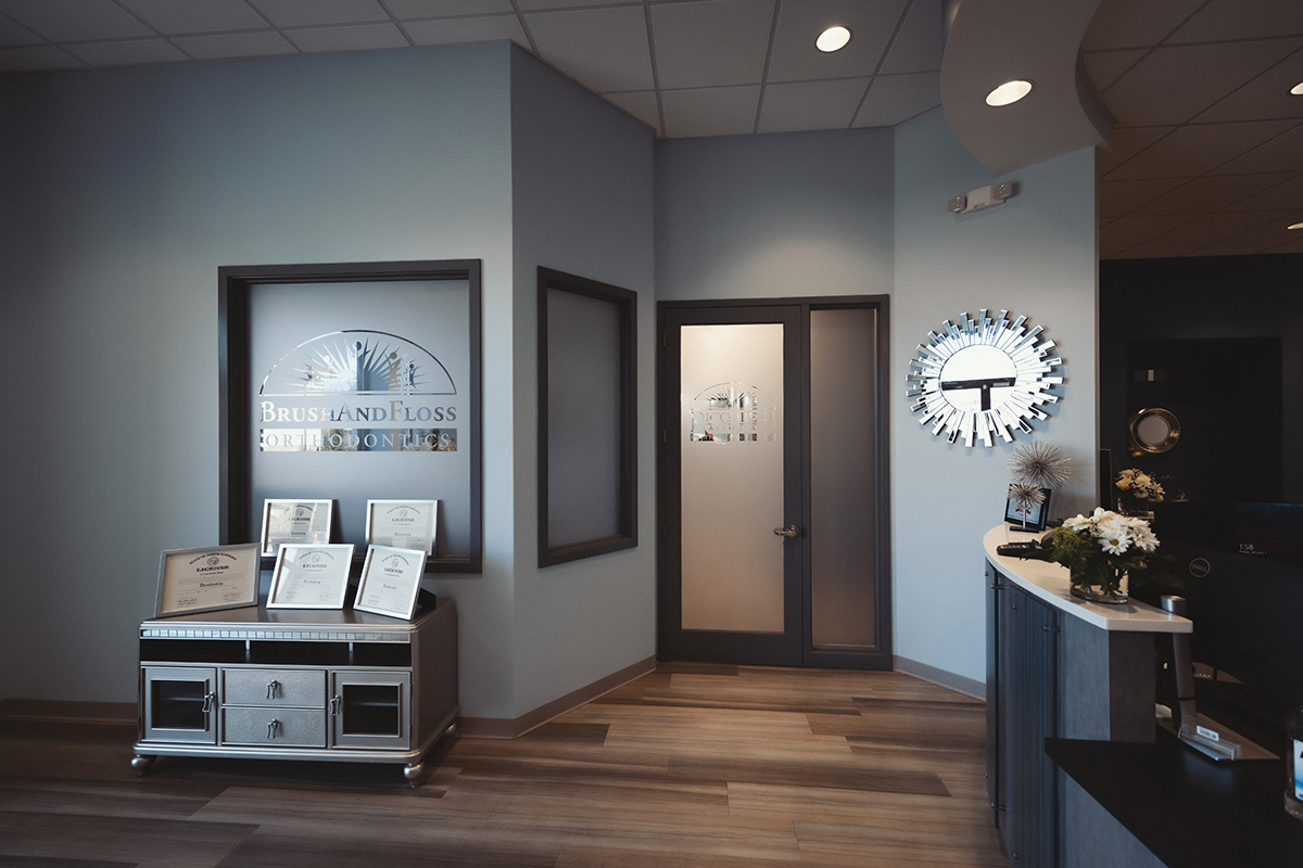 The lobby at one or our dental offices