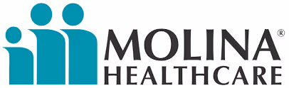 Molina Healthcare logo with three stylized teal human figures to the left of the company name.