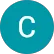 Blue circle with a white capital letter C in the center.