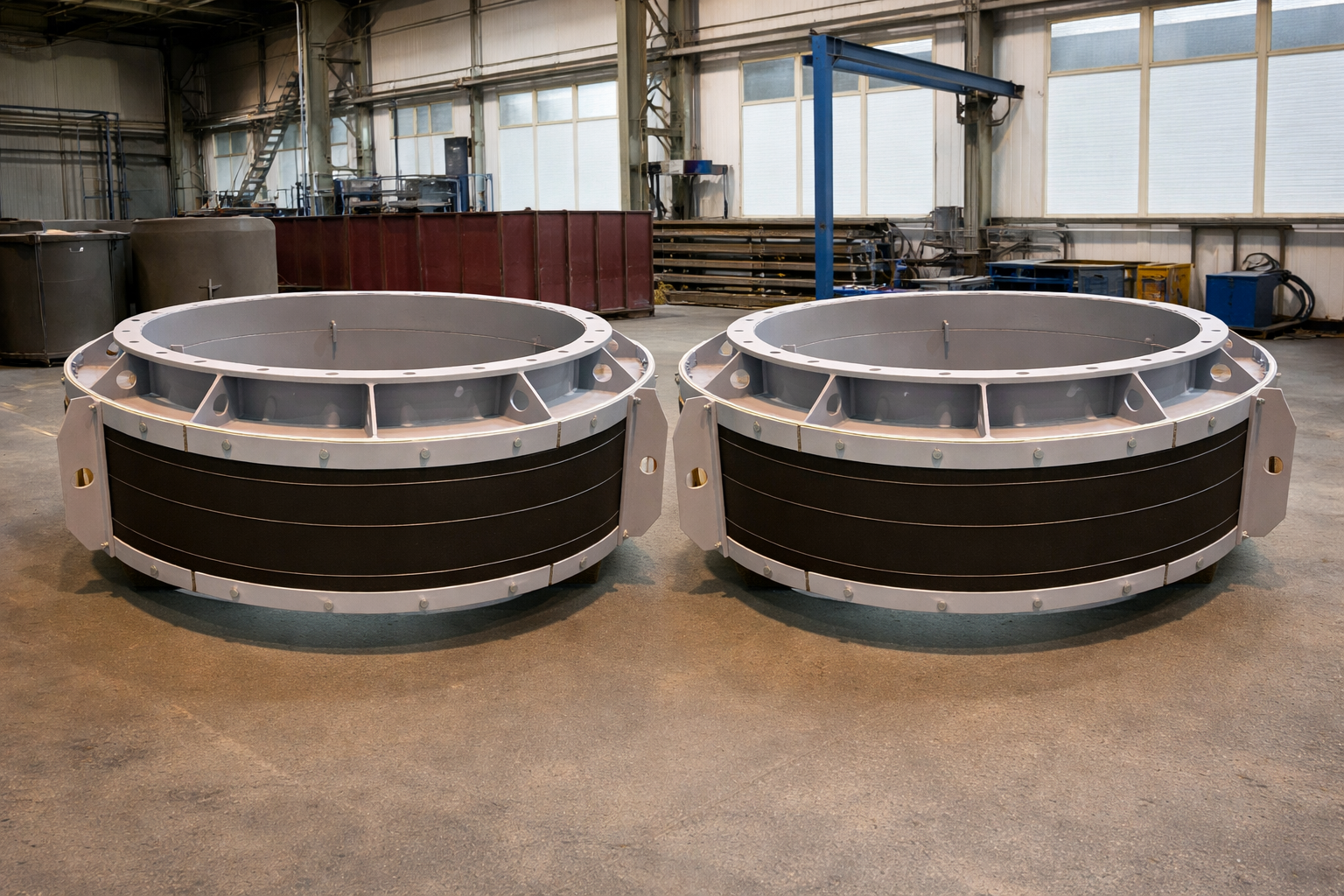 Tkaninový kompenzátor terciálního potrubního systému – reference PME