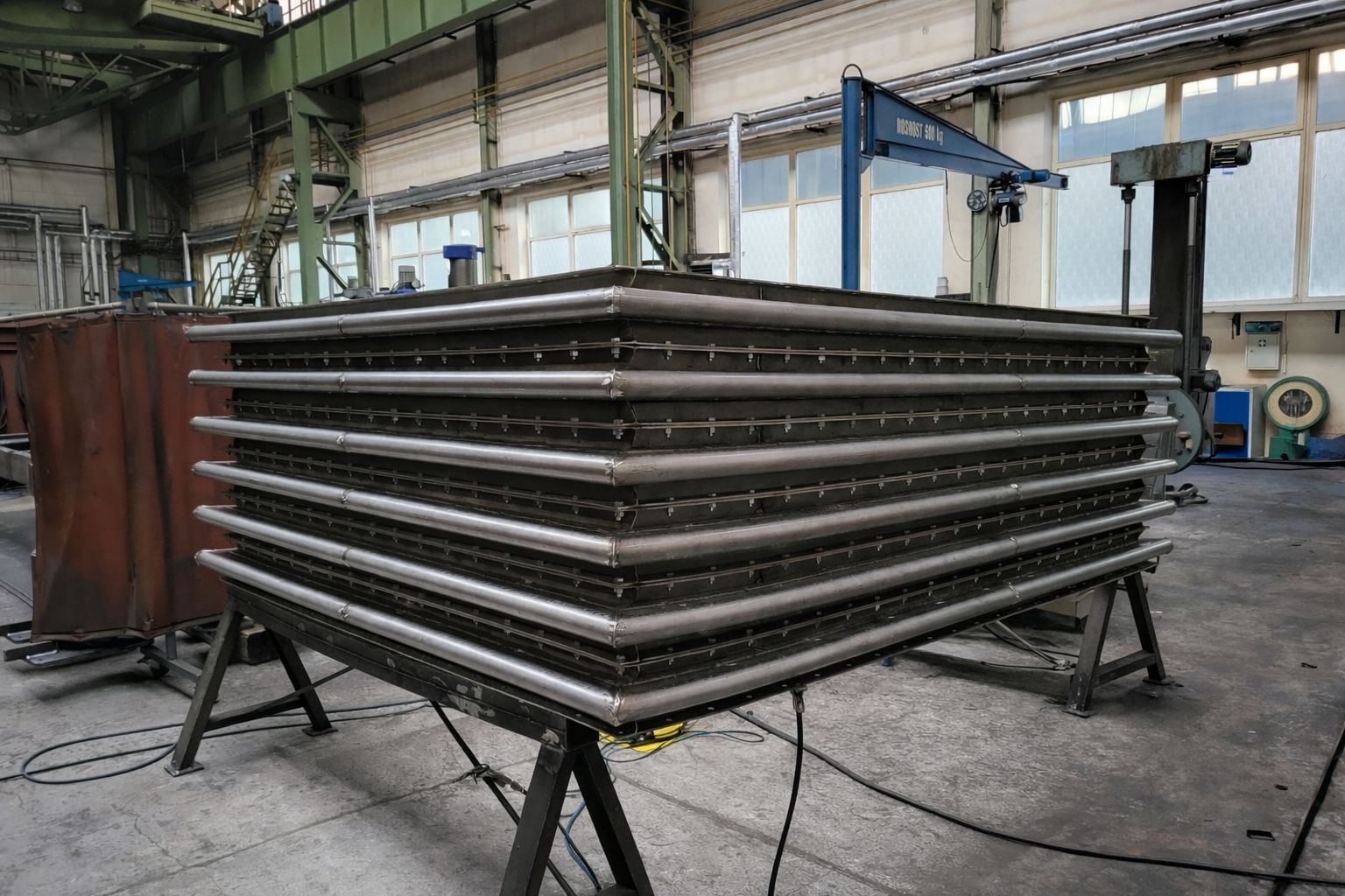 Nerezový vlnovcový kompenzátor pro potrubí odpadního vzduchu  – detail