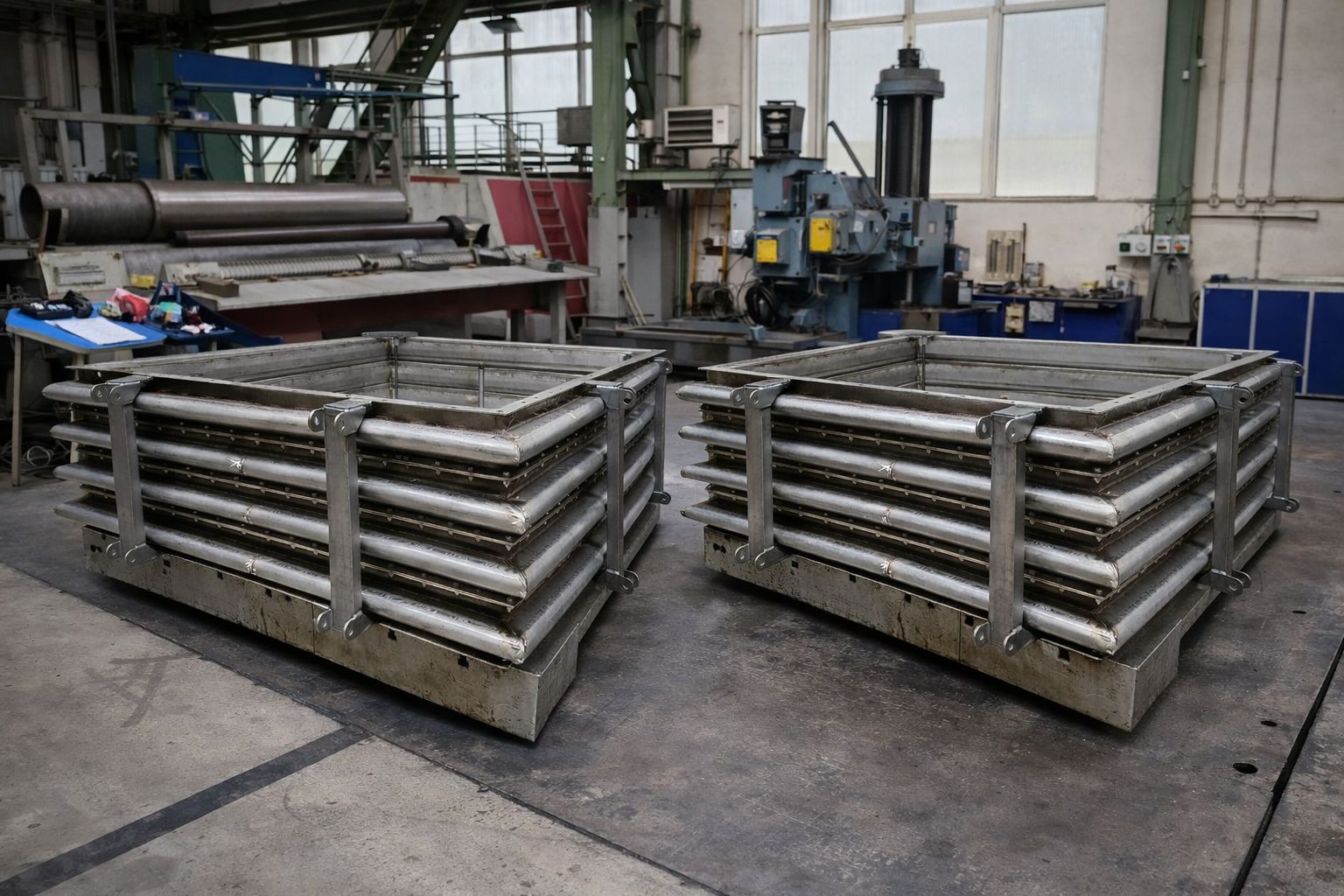 Nerezový vlnovcový kompenzátor pro potrubí odpadního vzduchu – detail