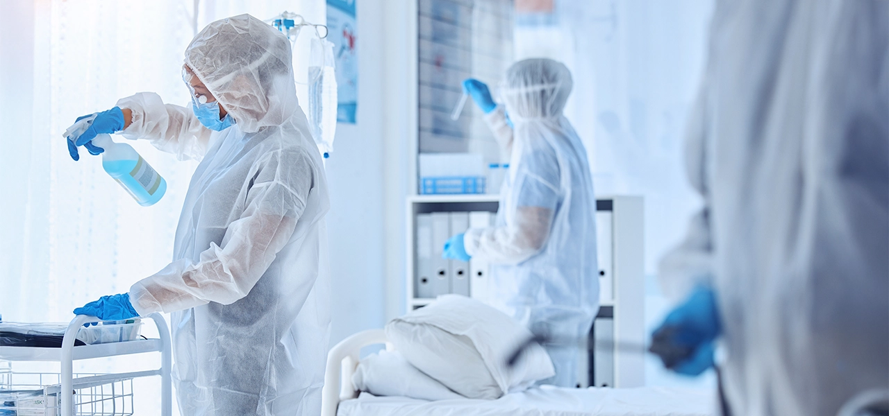 Desinfección hospitalaria de clínicas y hospitales: productos más usados