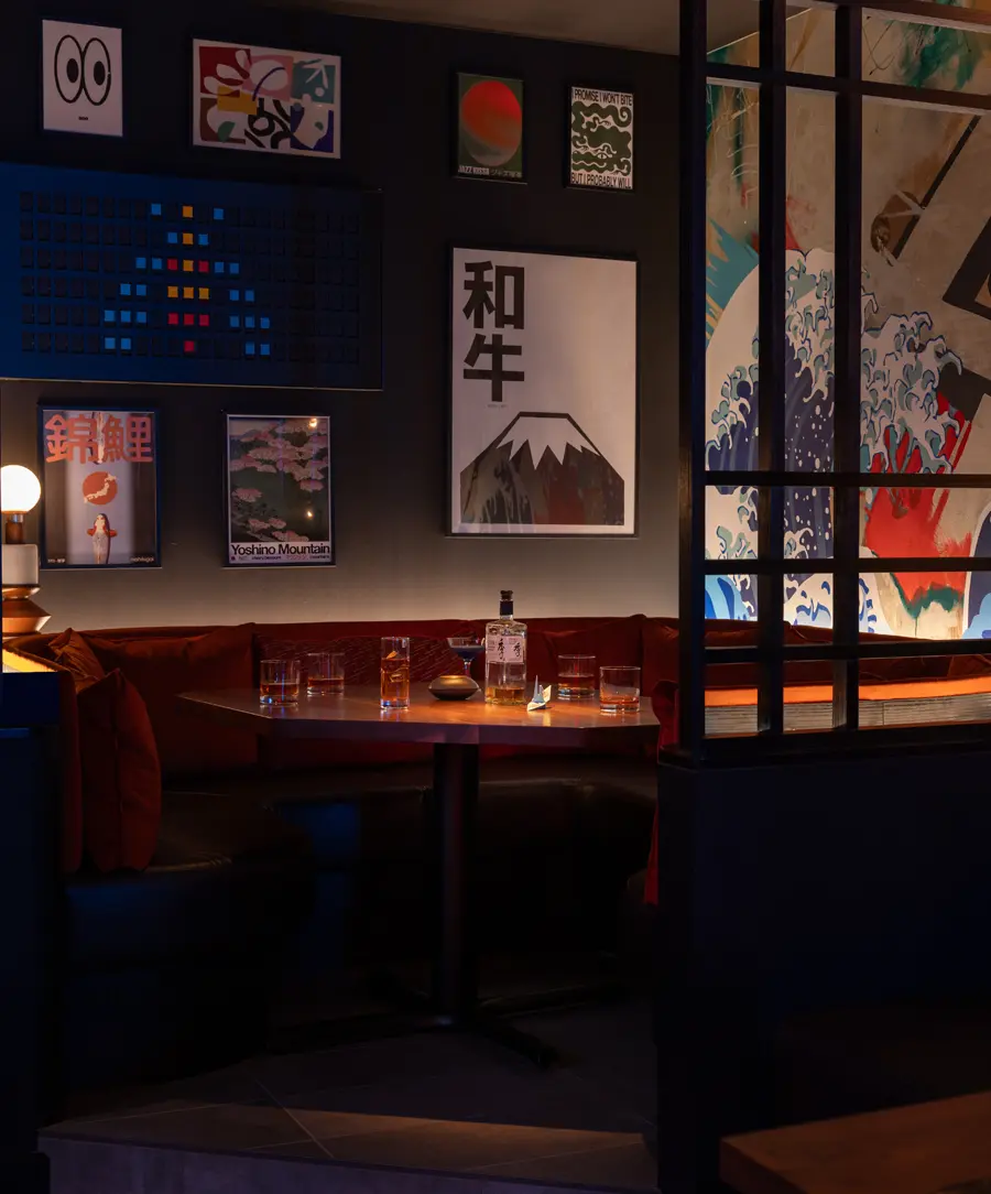 Interior seating area at Naisho Room