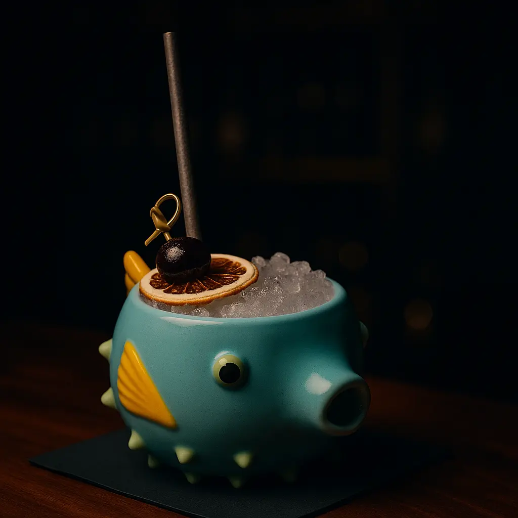 Craft cocktail served at Naisho Room