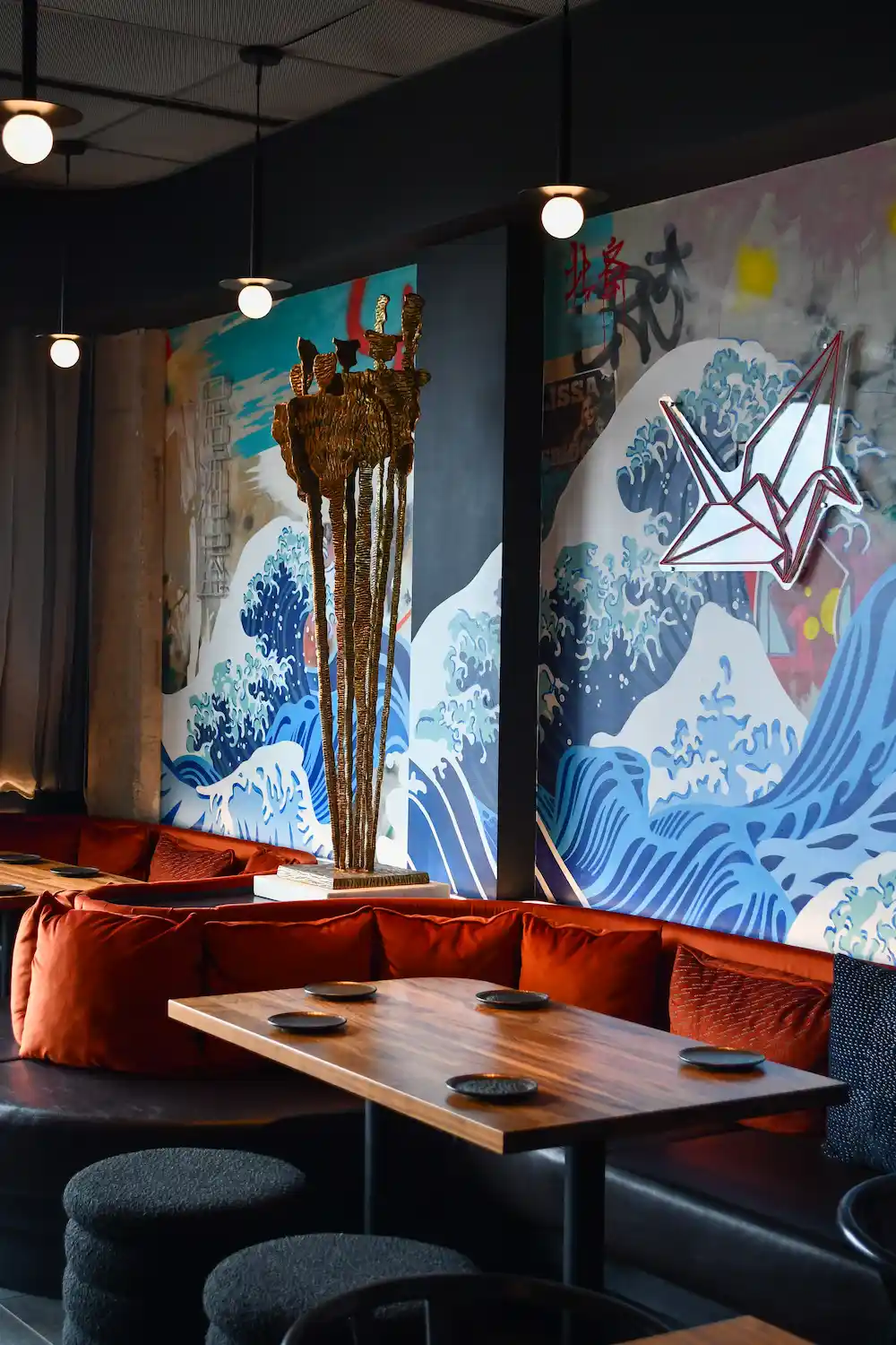 Interior seating area at Naisho Room