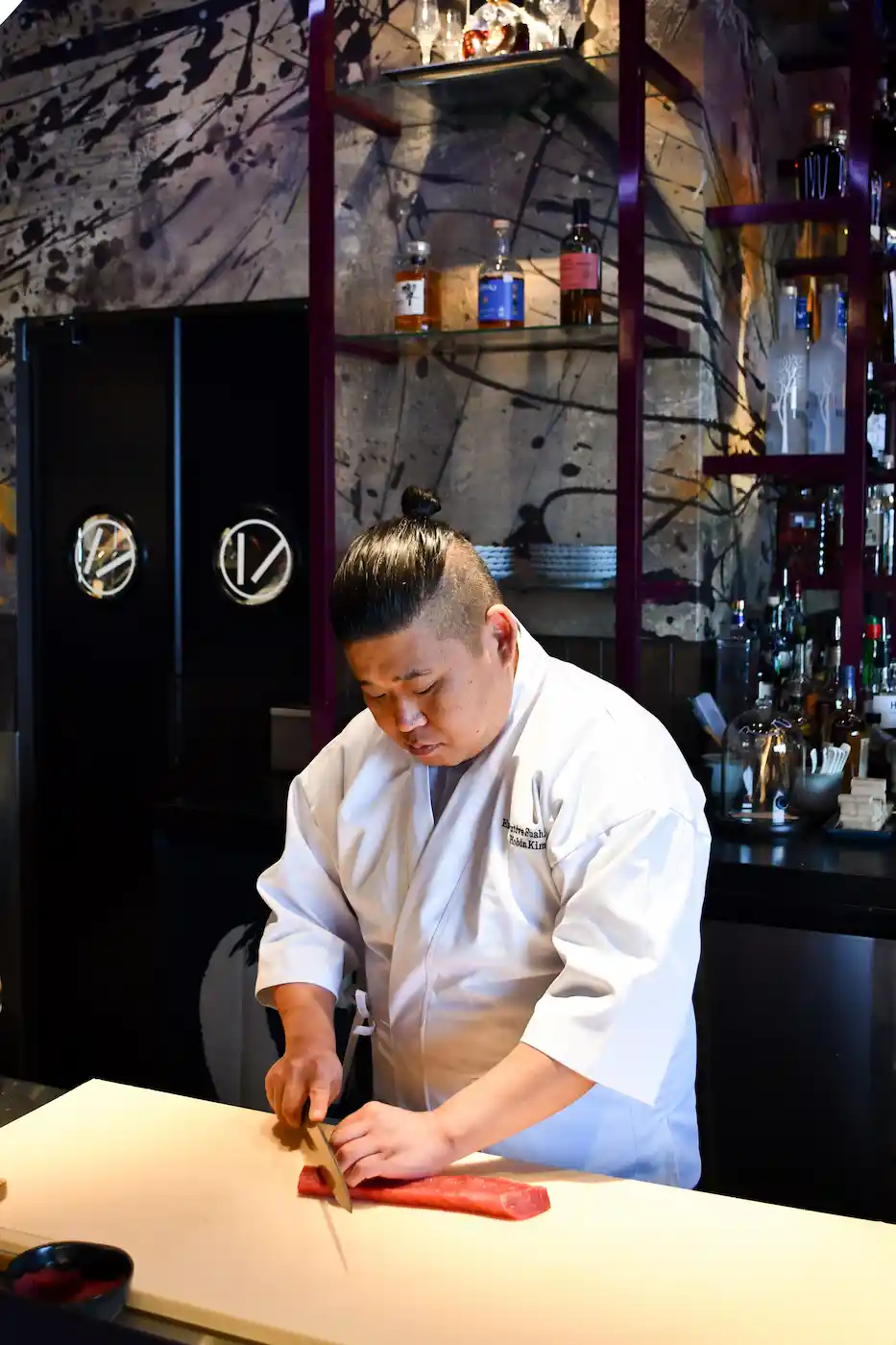 Chef James, executive sushi chef at Naisho Room