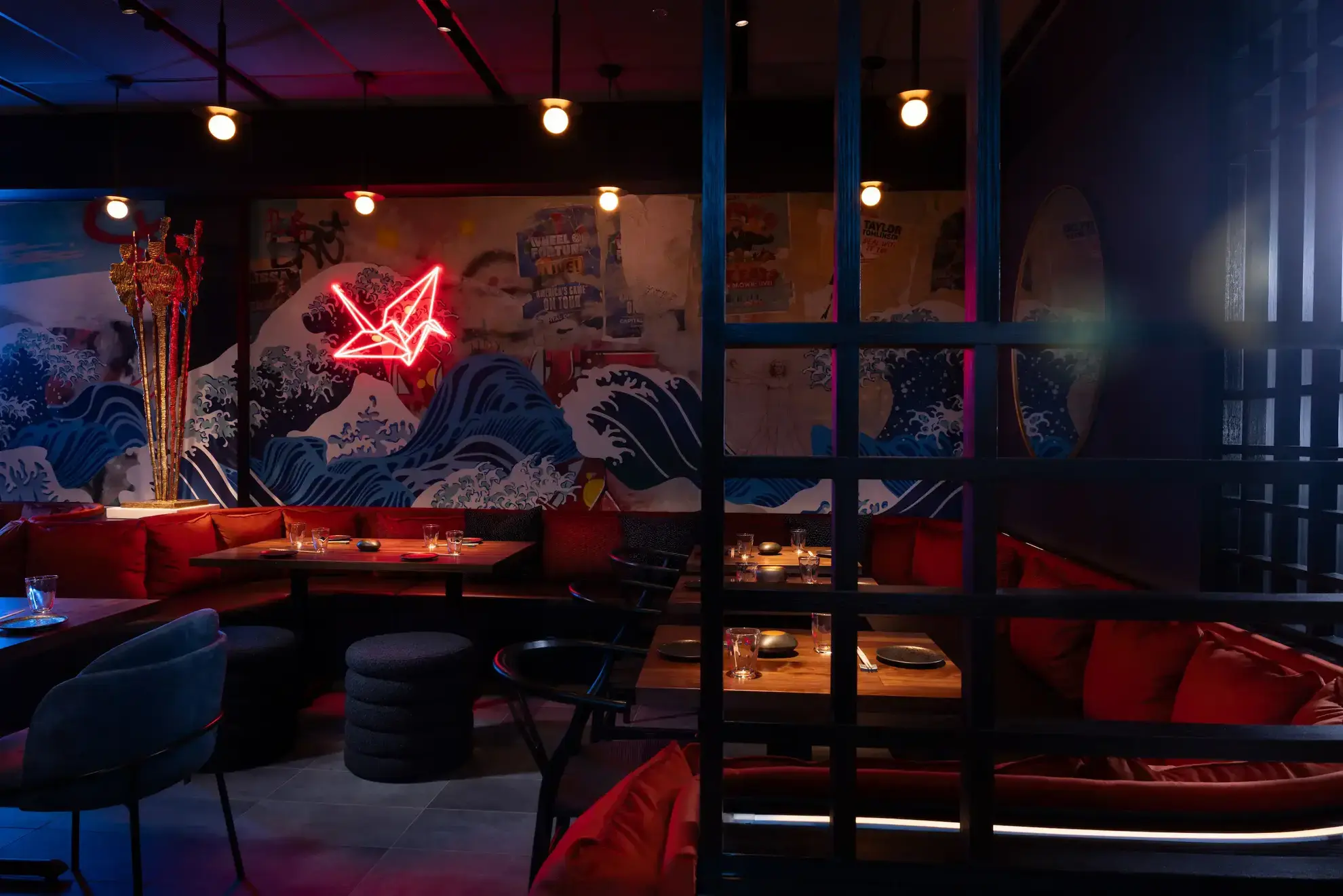 Interior seating area at Naisho Room