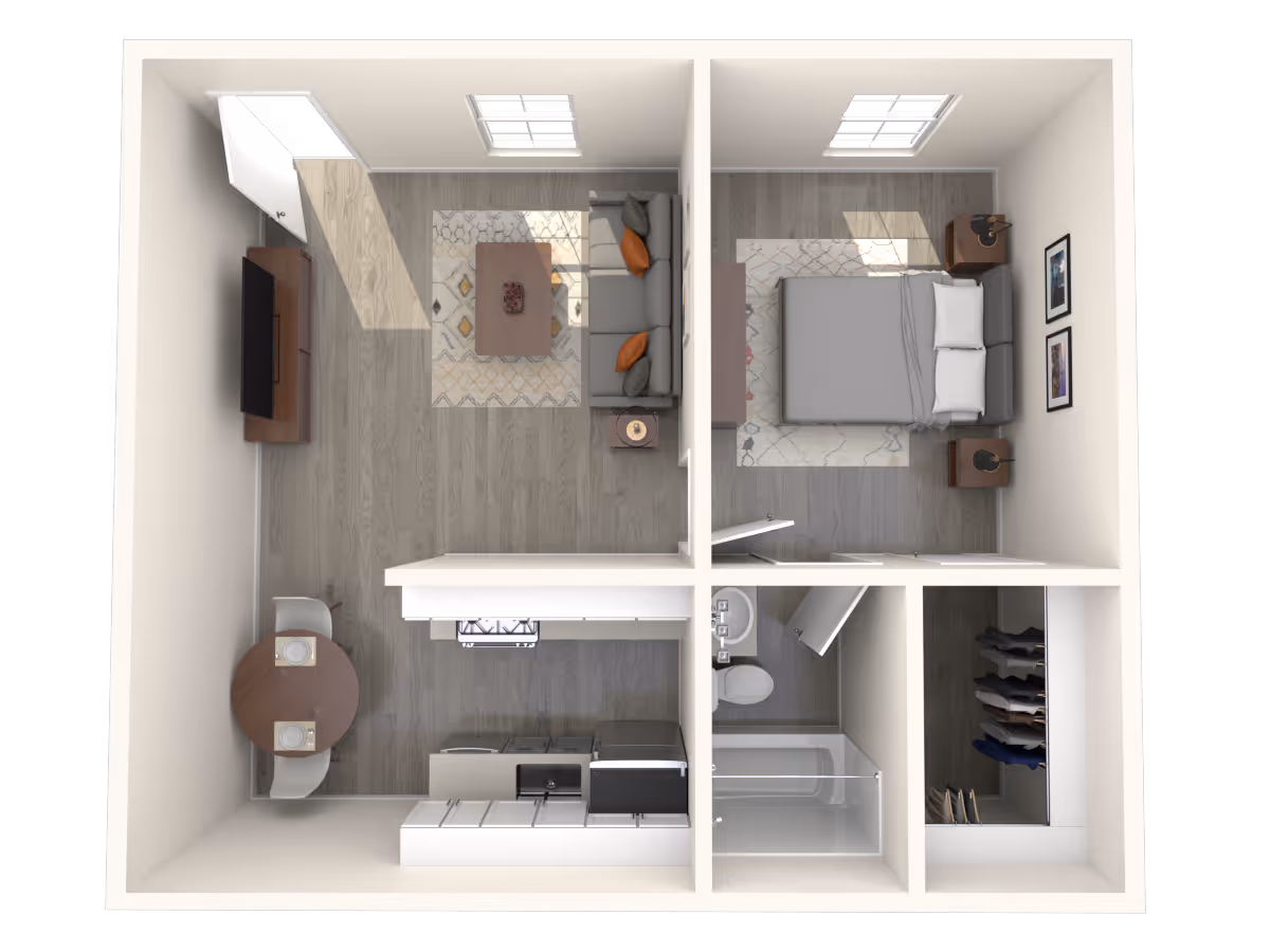 A1 Floor plan layout