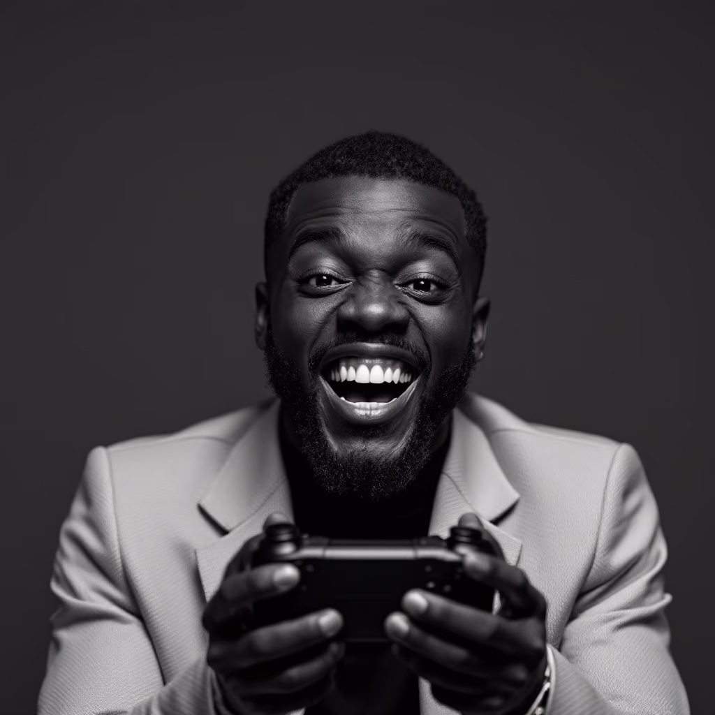 [headshot] image of customer (for a mobile gaming)