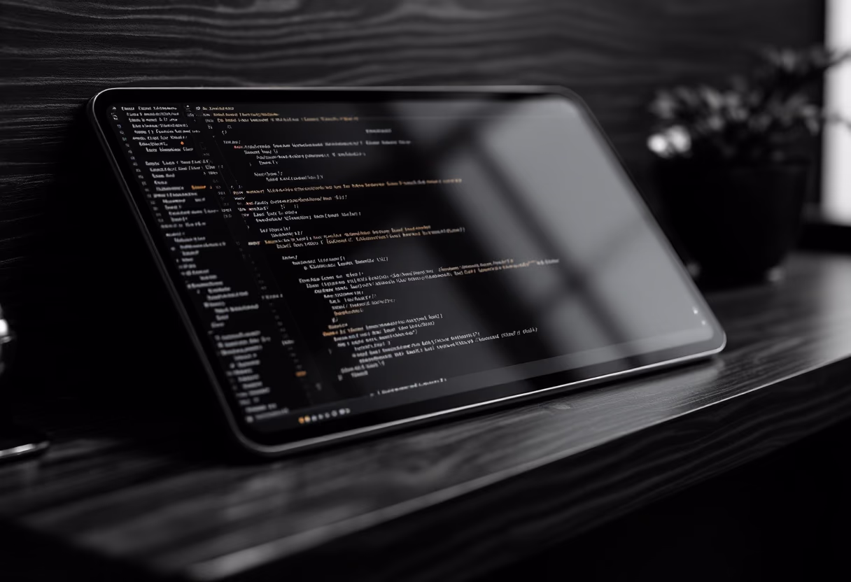 digital project: image of blockchain coding screen (for a blockchain and cryptocurrency)