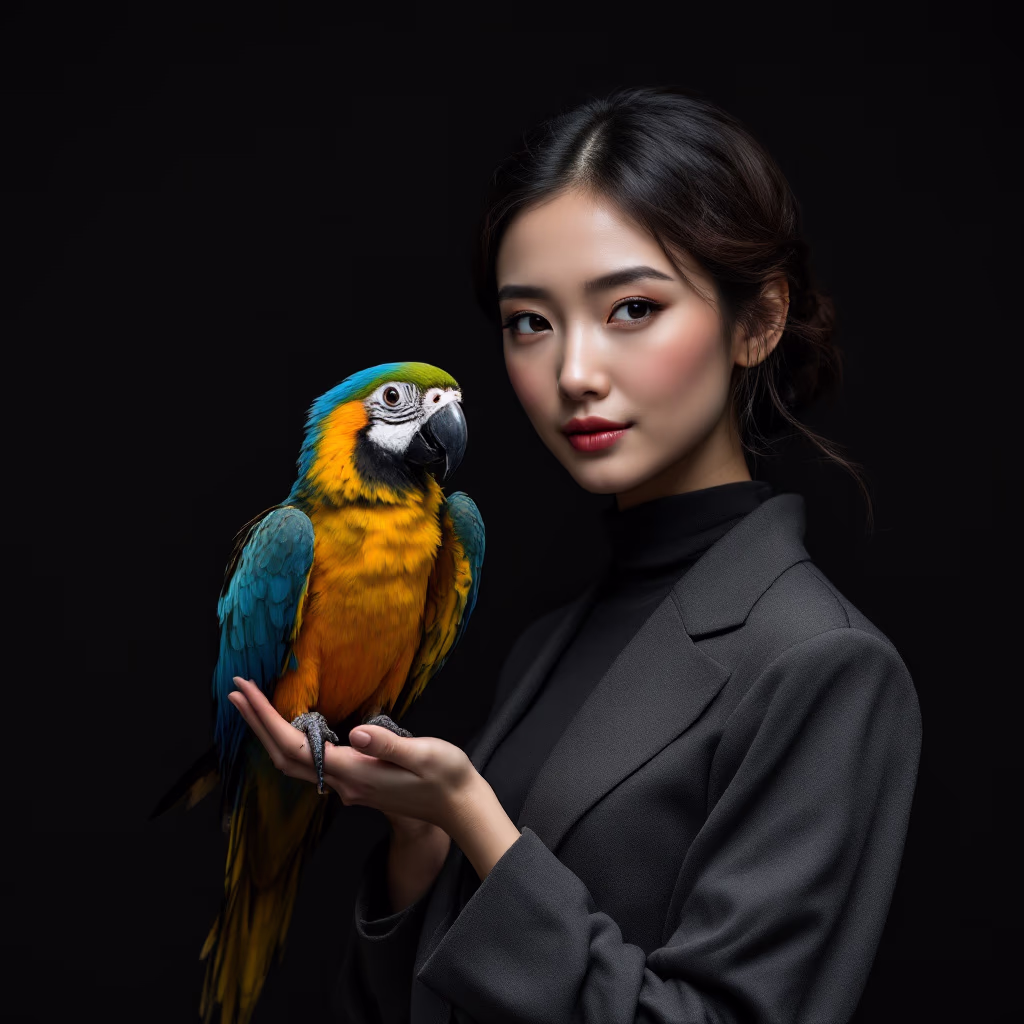 [headshot] image of customer with their pet