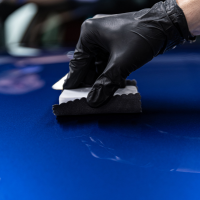 Sandwich and slice of lemons