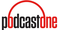 PodcastOne logo.