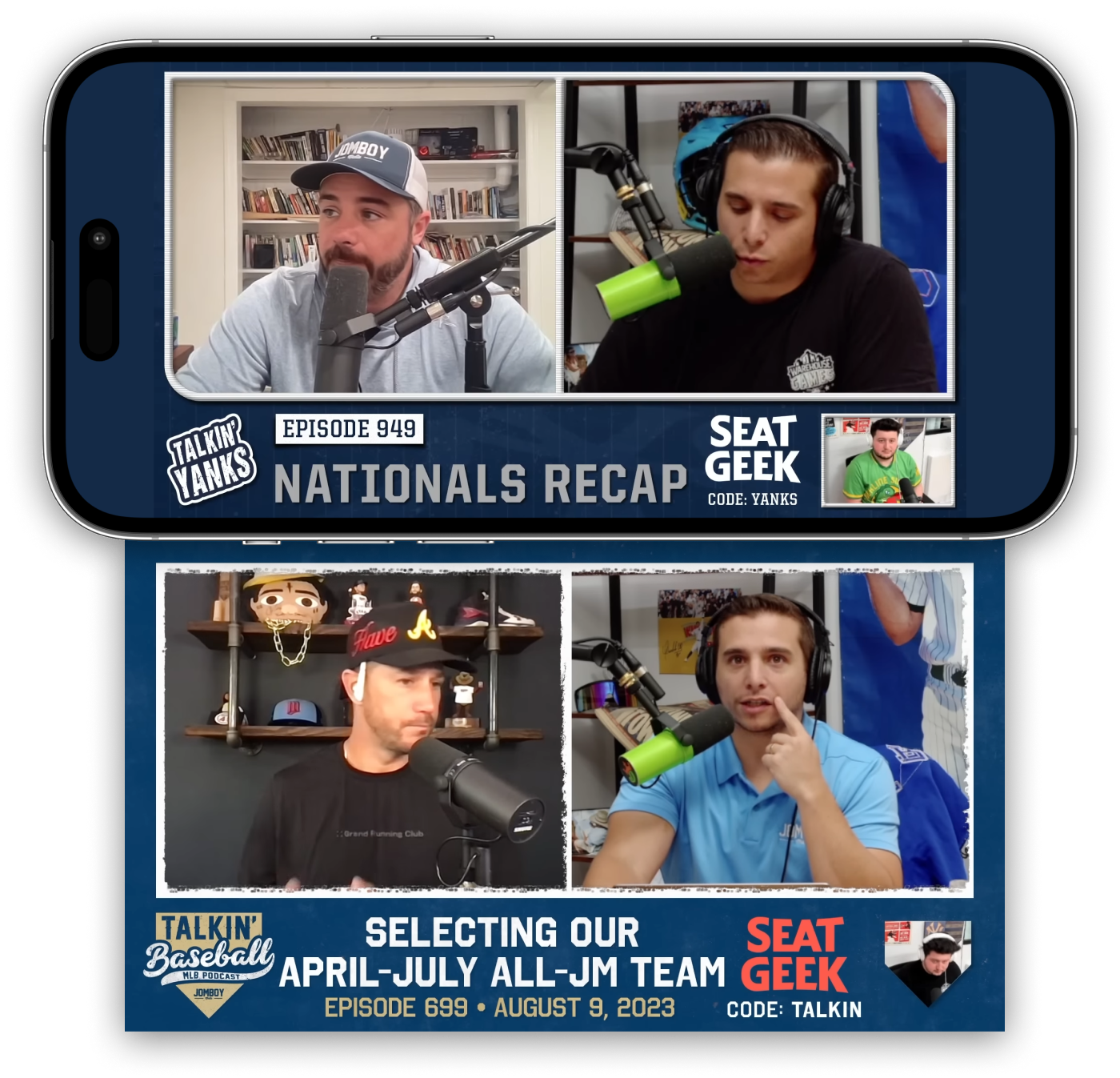 Talkin’ Yanks and Talkin’ Baseball sponsor integrations across long-form video formats