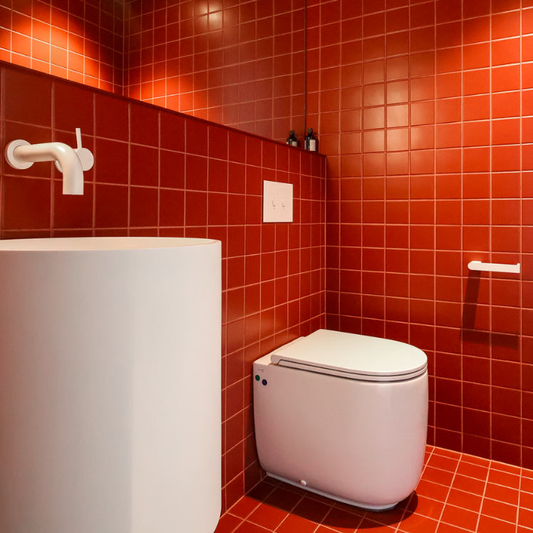 A refined bathroom renovation combining practical layout, modern fixtures, and durable materials for long-term use.