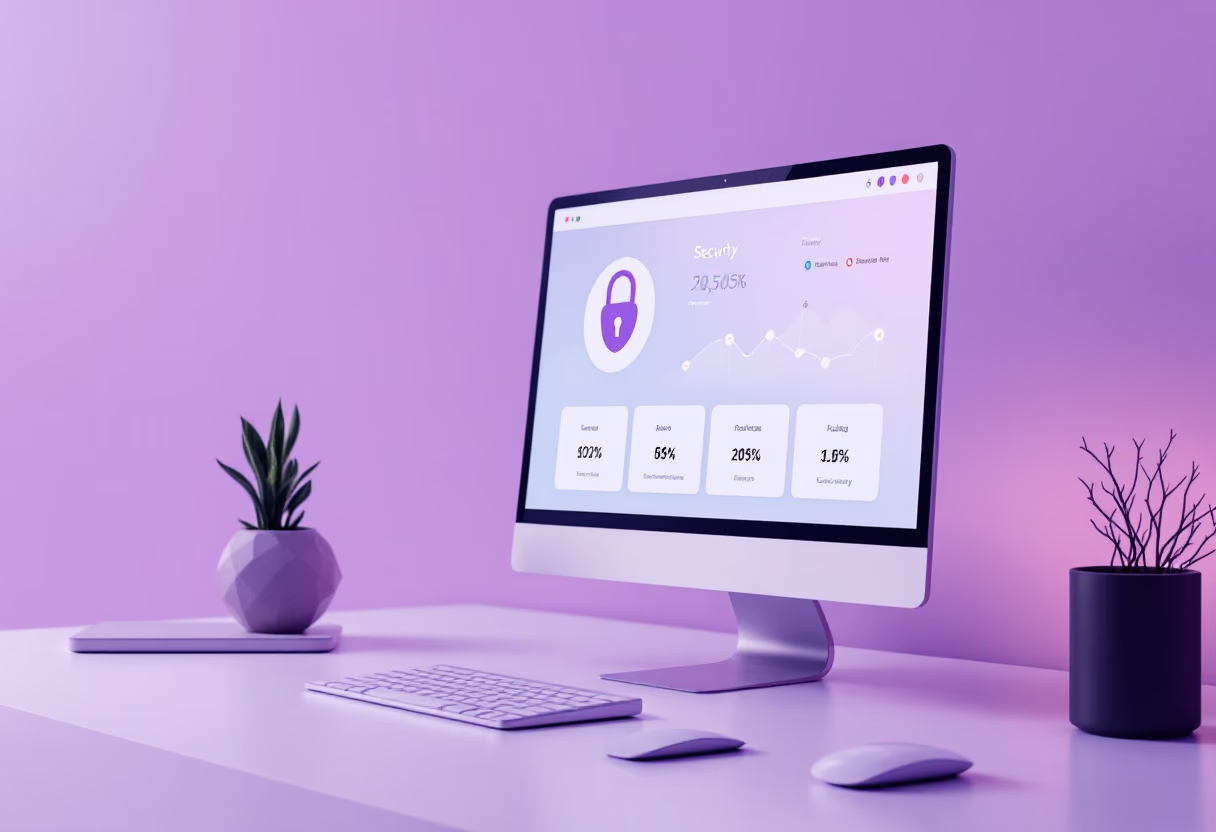 [interface] image of software security protocols (for a ai fintech company)